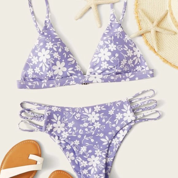 SHEIN Other - NWT Floral Bikini